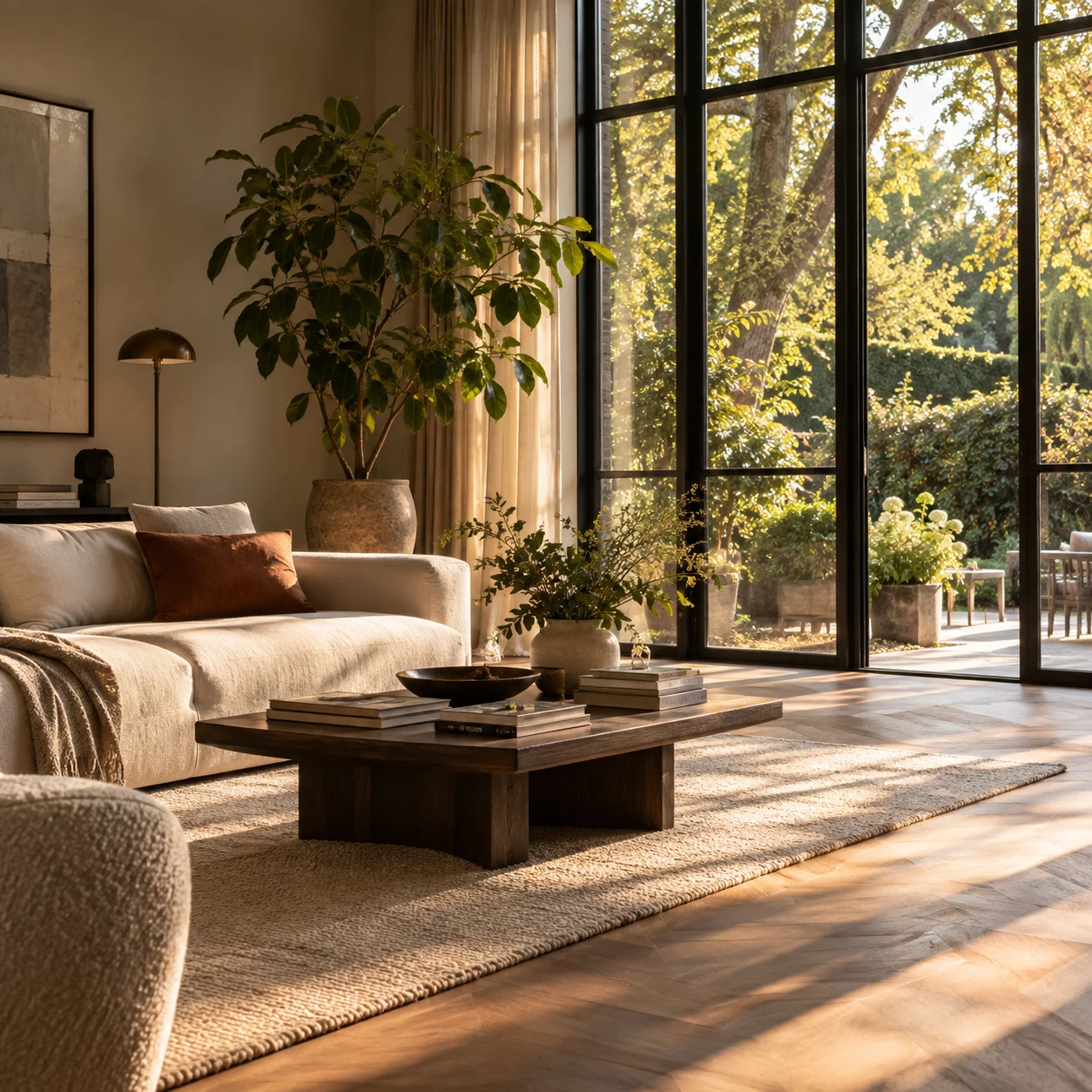 Illustrative living room
